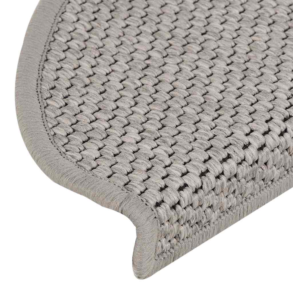 vidaXL Maty na schody samoprzylepne sizal-look 30 szt. 65x21x4 cm