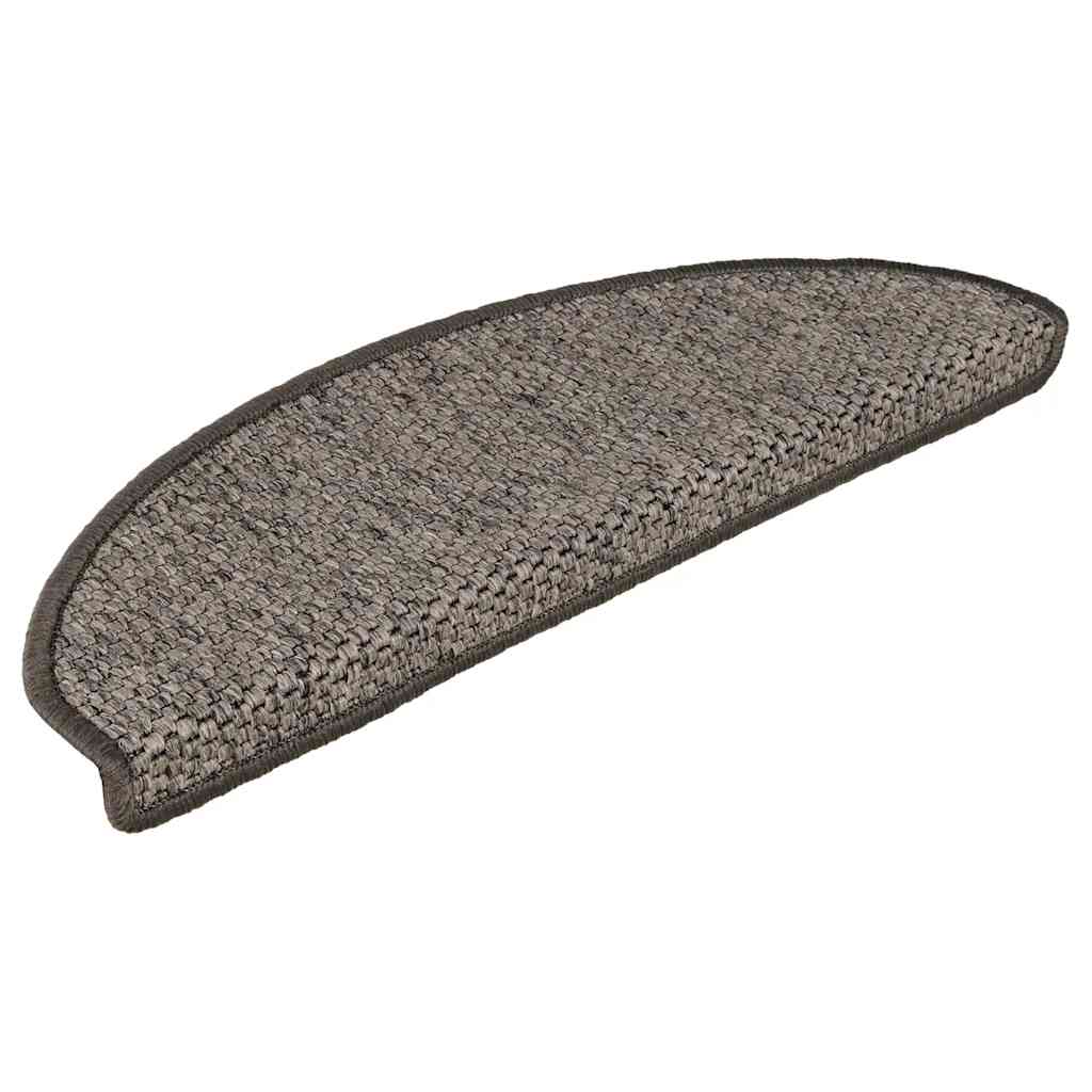 vidaXL Maty na schody samoprzylepne sizal-look 30 szt. 65x21x4 cm