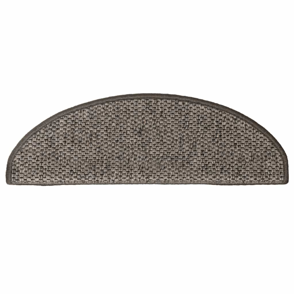 vidaXL Maty na schody samoprzylepne sizal-look 30 szt. 65x21x4 cm