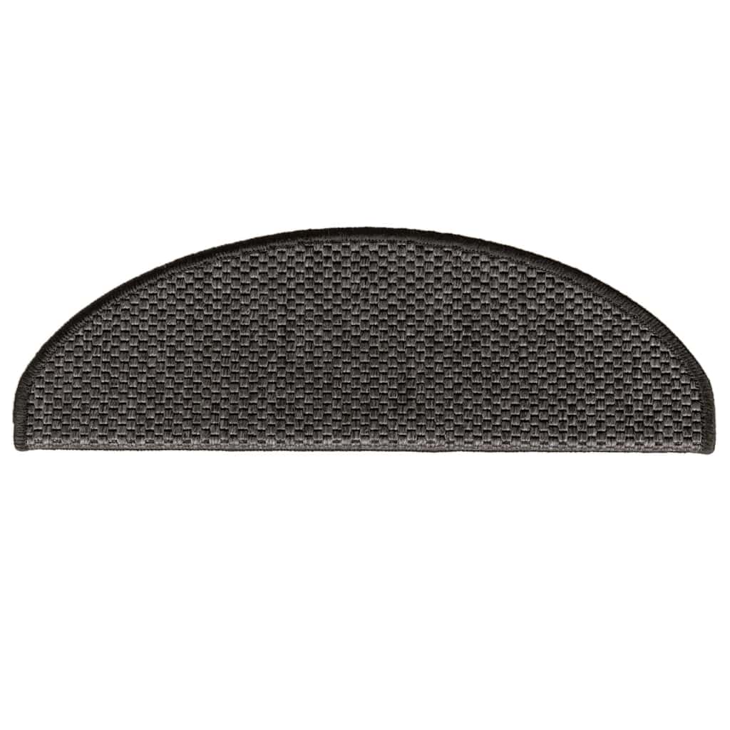 vidaXL Maty na schody samoprzylepne Sisal-Look 30 szt. 65x21x4 cm
