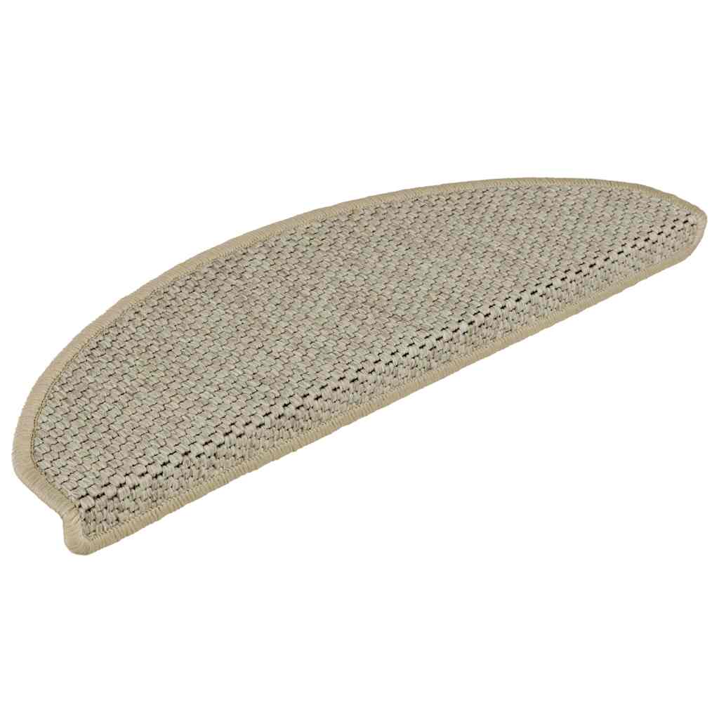 vidaXL Maty na schody samoprzylepne sizal-look 30 szt. 65x21x4 cm