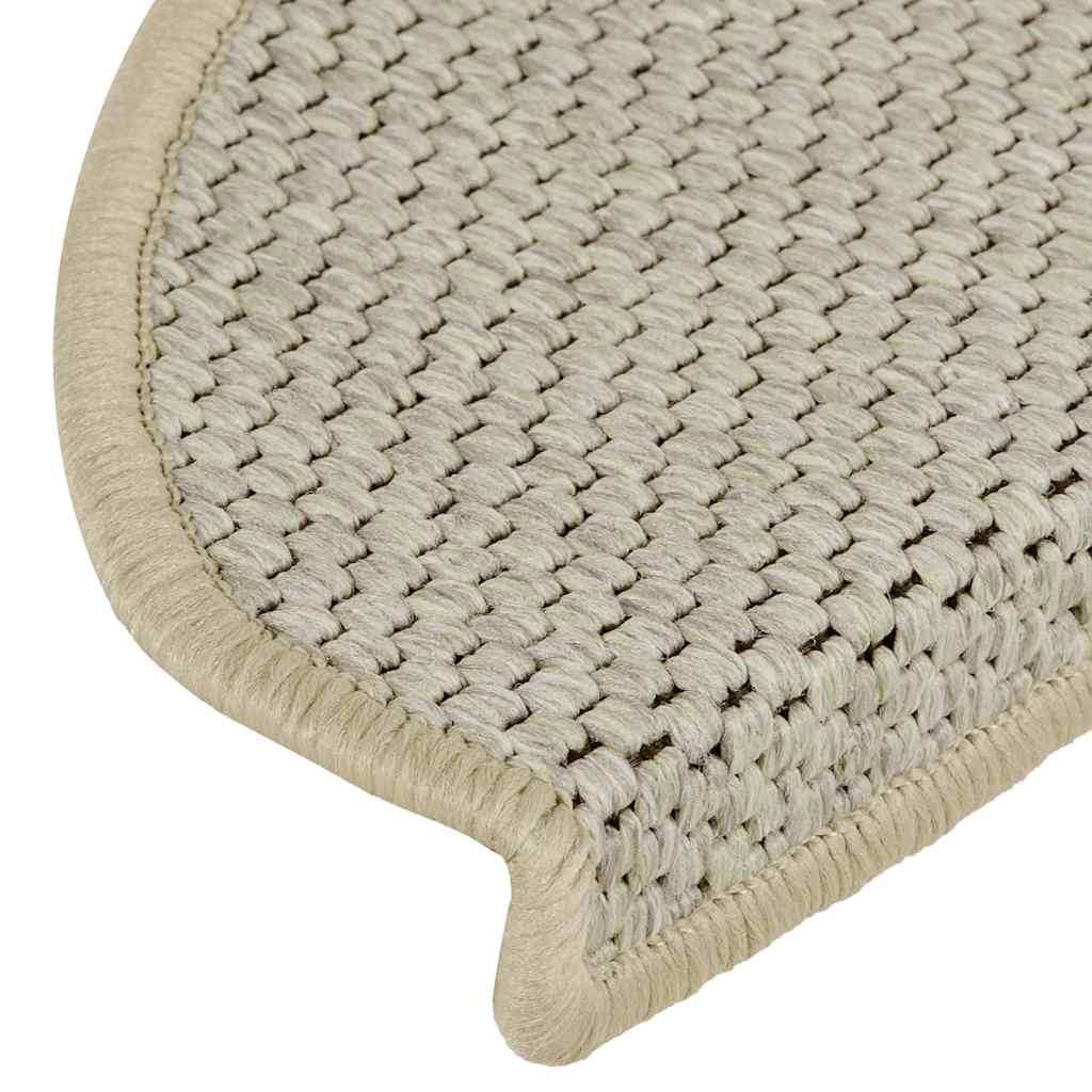 vidaXL Maty na schody samoprzylepne sizal-look 30 szt. 65x21x4 cm