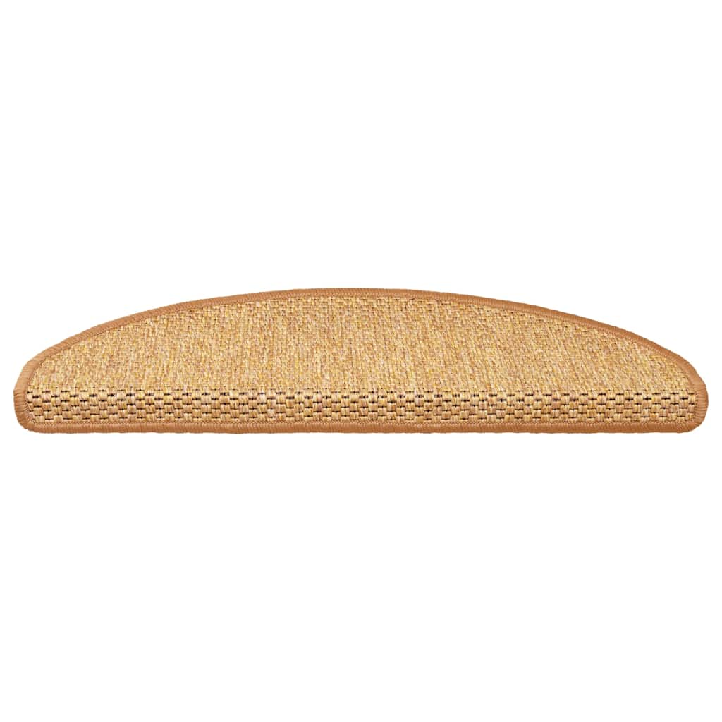 vidaXL Maty na schody samoprzylepne Sisal-Look 30 szt. 65x21x4cm Sisal