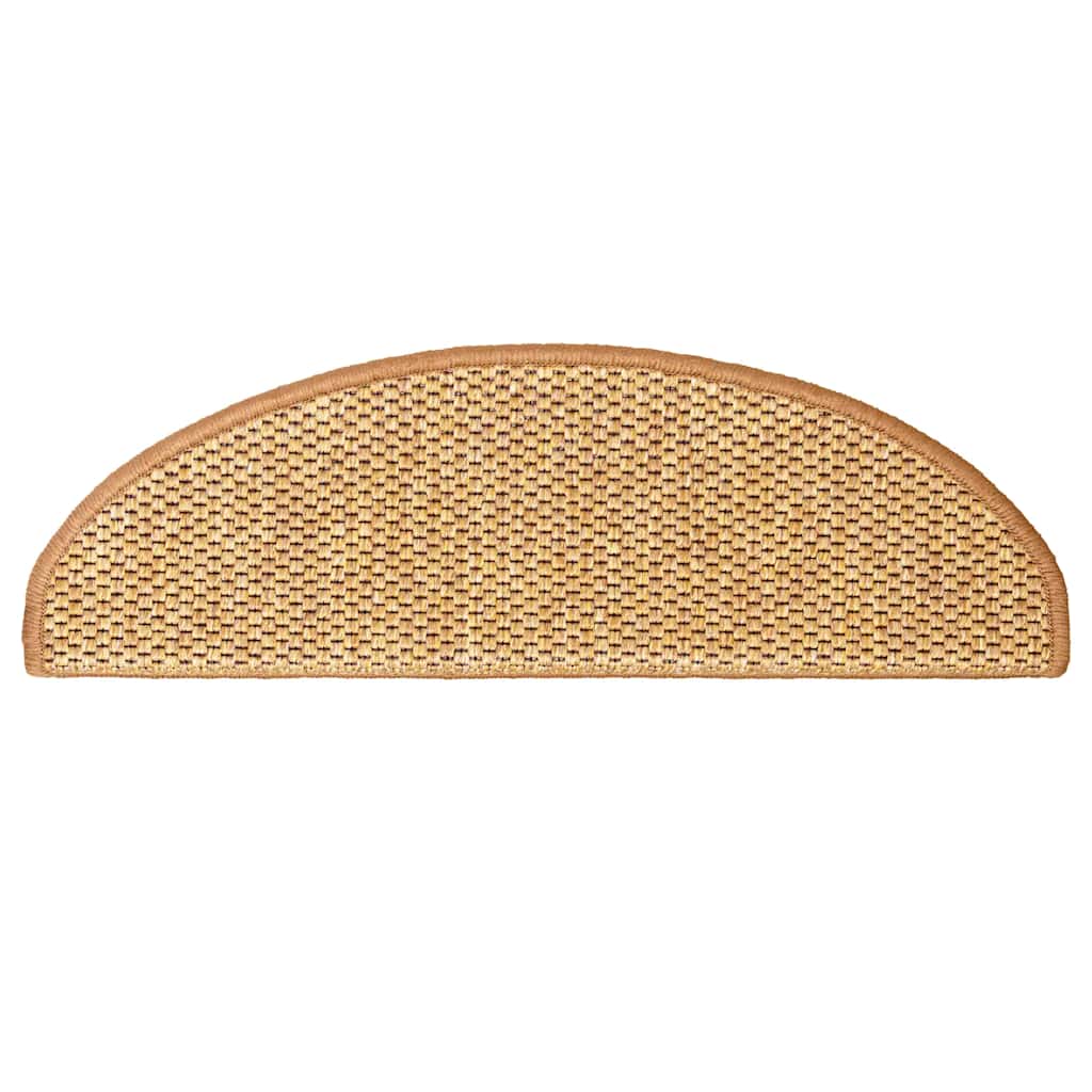 vidaXL Maty na schody samoprzylepne Sisal-Look 30 szt. 65x21x4cm Sisal