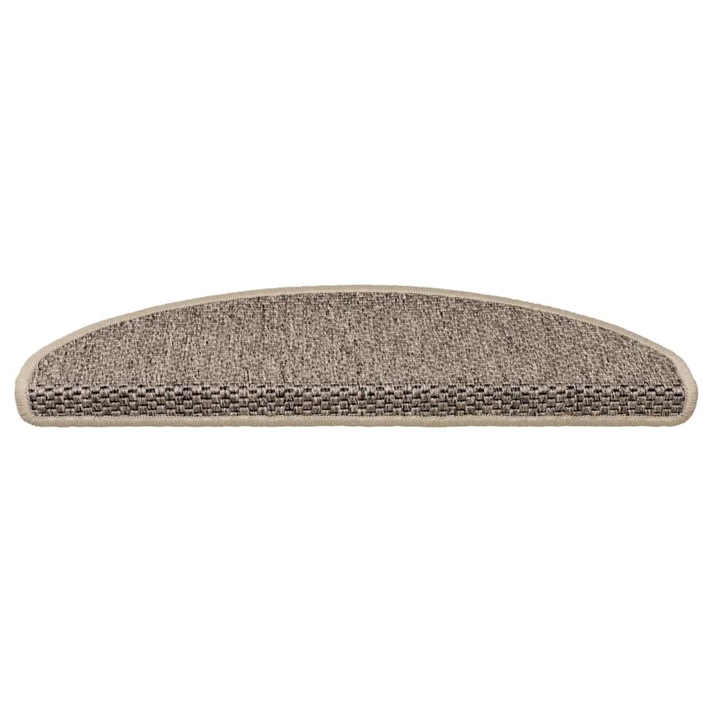vidaXL Maty na schody samoprzylepne sizal-look 30 szt. 65x21x4 cm