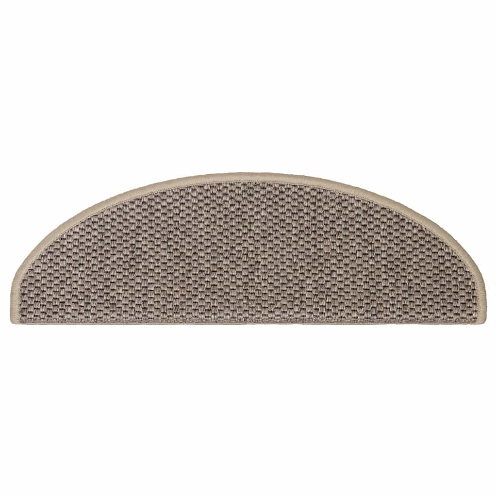 vidaXL Maty na schody samoprzylepne sizal-look 30 szt. 65x21x4 cm