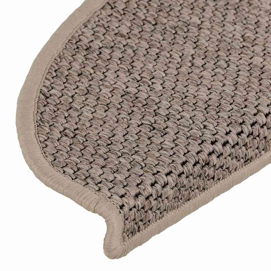 vidaXL Maty na schody samoprzylepne sizal-look 30 szt. 65x21x4 cm