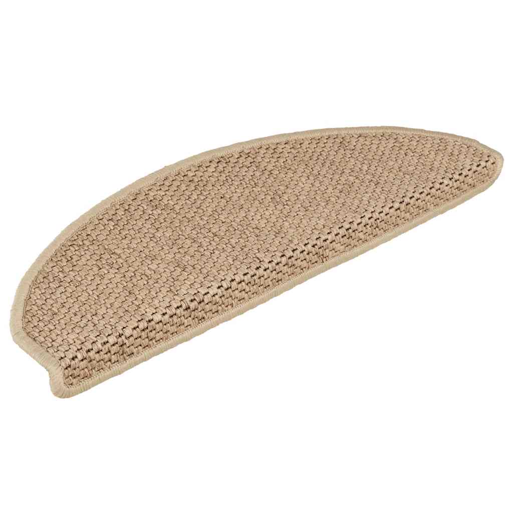 vidaXL Maty na schody samoprzylepne sizal-look 30 szt. 65x21x4 cm