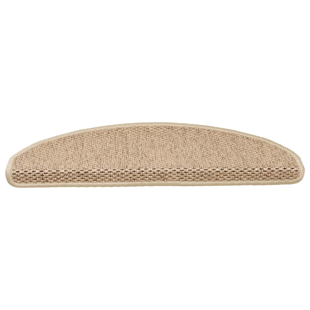 vidaXL Maty na schody samoprzylepne sizal-look 30 szt. 65x21x4 cm