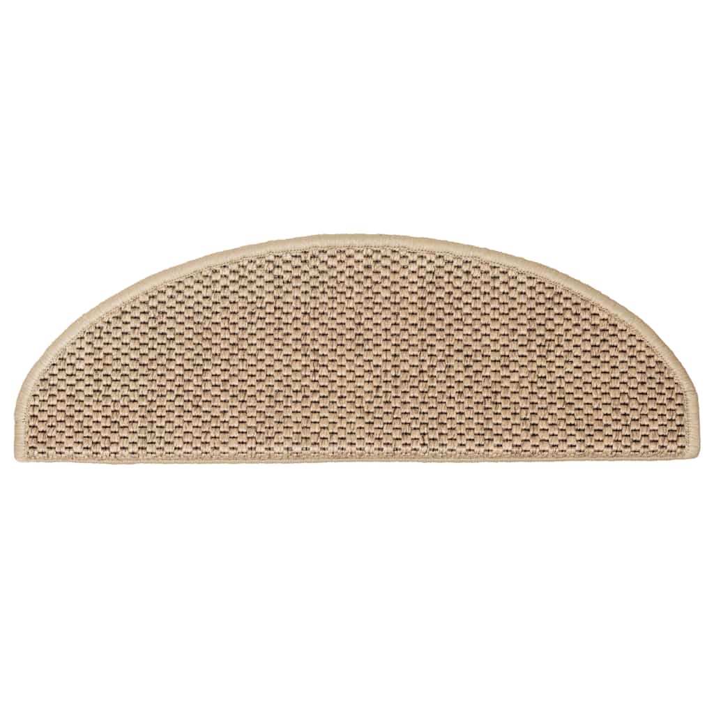 vidaXL Maty na schody samoprzylepne sizal-look 30 szt. 65x21x4 cm