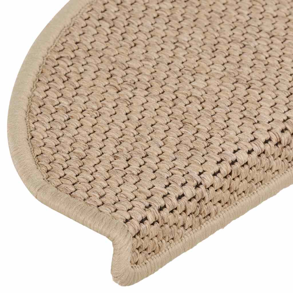 vidaXL Maty na schody samoprzylepne sizal-look 30 szt. 65x21x4 cm