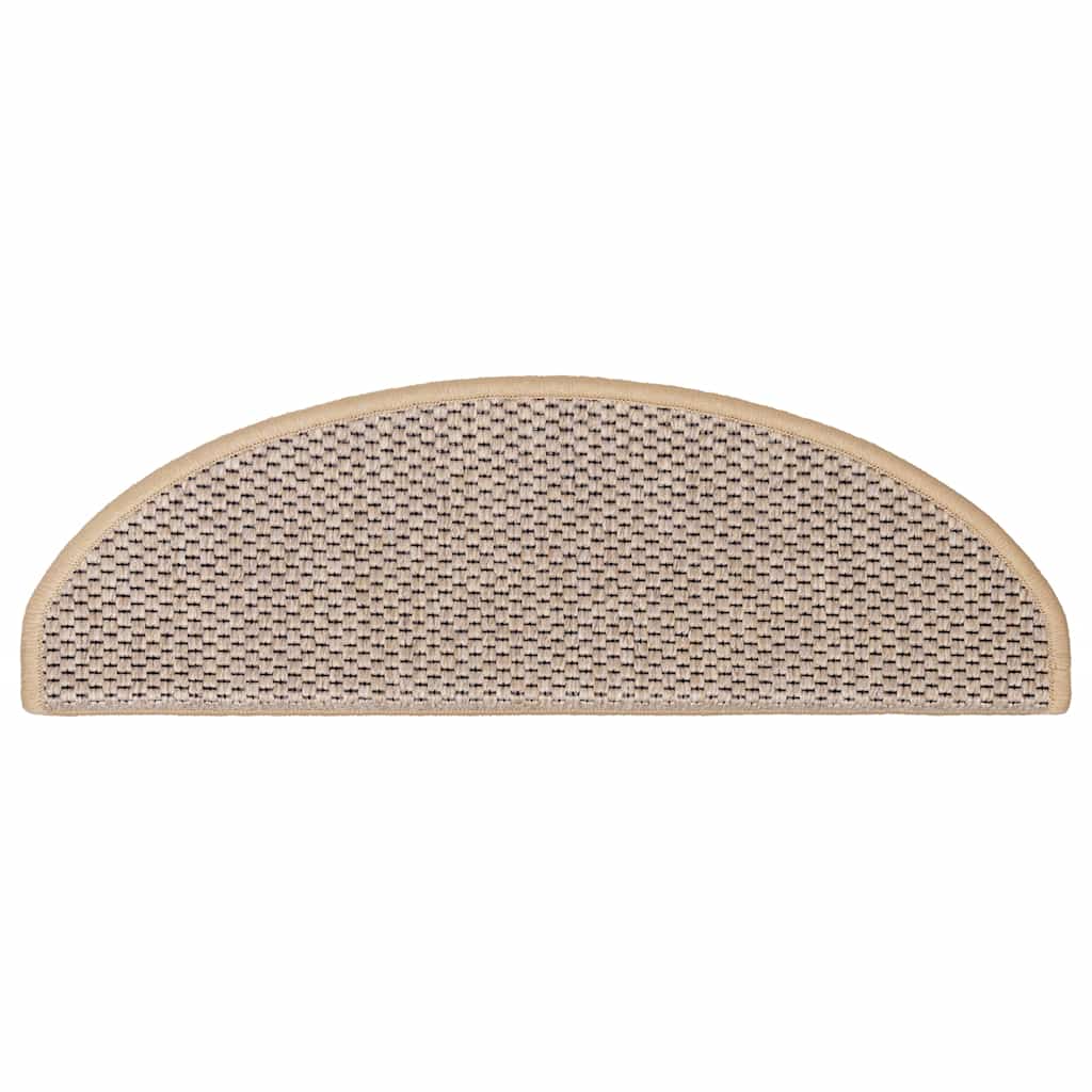 vidaXL Maty na schody samoprzylepne sizal-look 30 szt. 65x21x4 cm