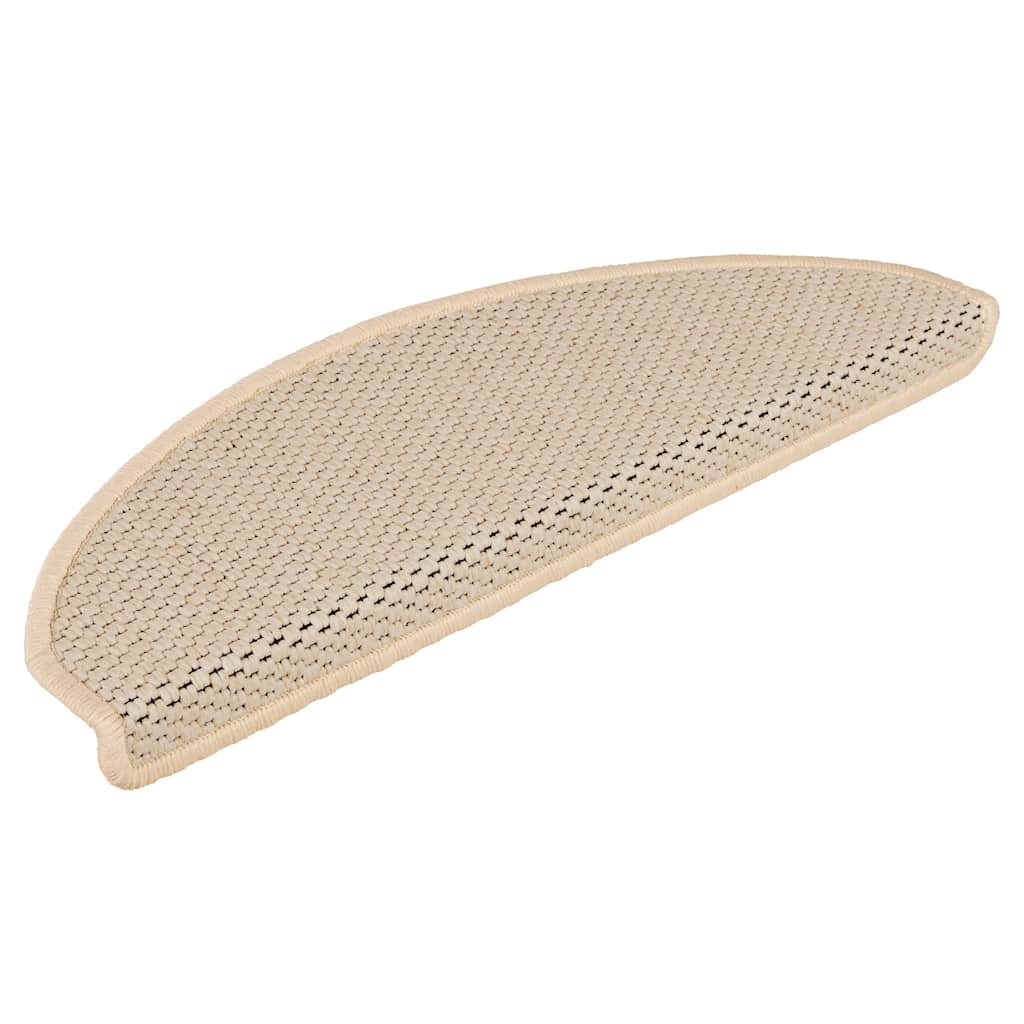 vidaXL Maty na schody samoprzylepne sizal-look 30 szt. 65x21x4 cm