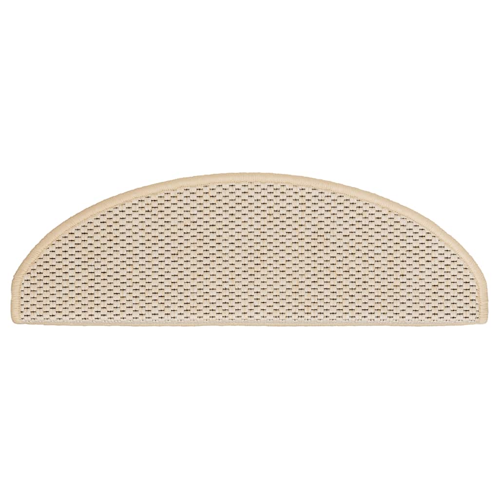 vidaXL Maty na schody samoprzylepne sizal-look 30 szt. 65x21x4 cm