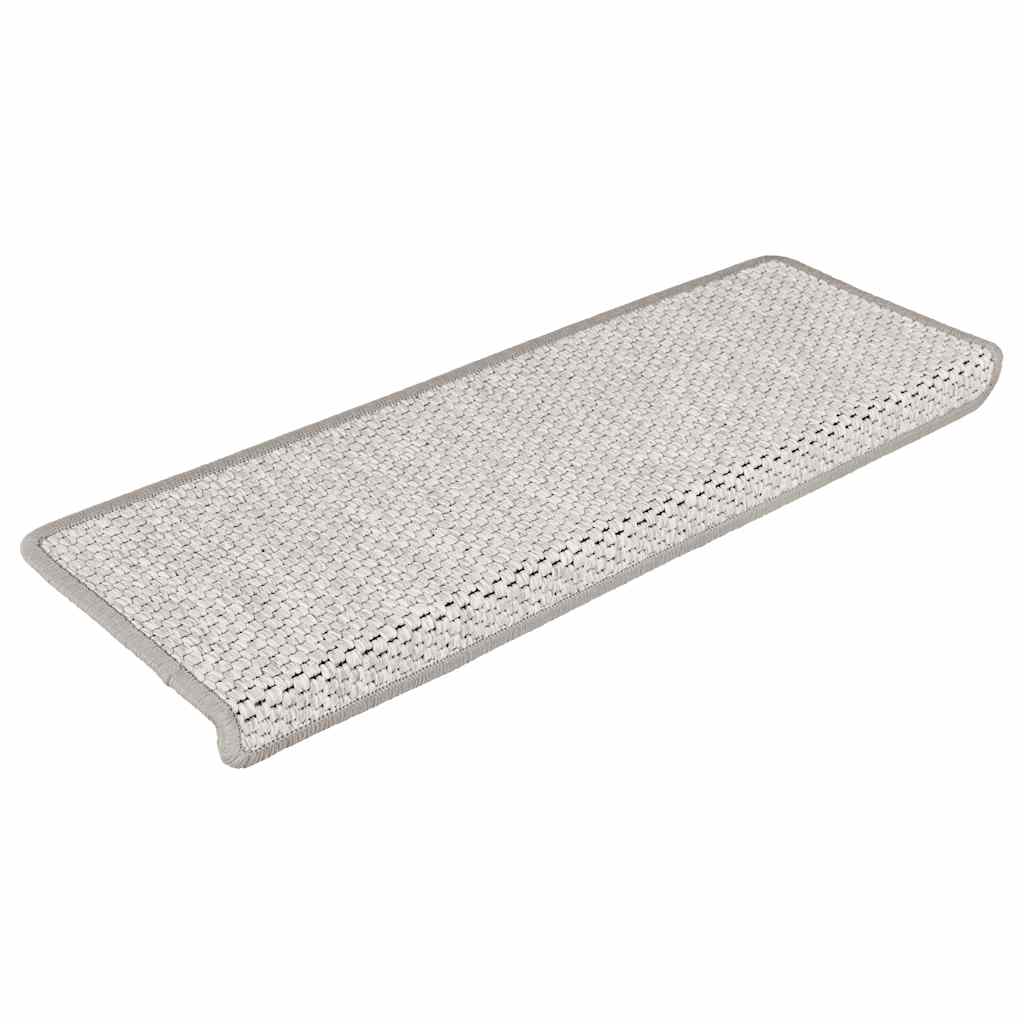 vidaXL Maty na schody samoprzylepne Sisal-Look 30 szt. 65x21x4 cm