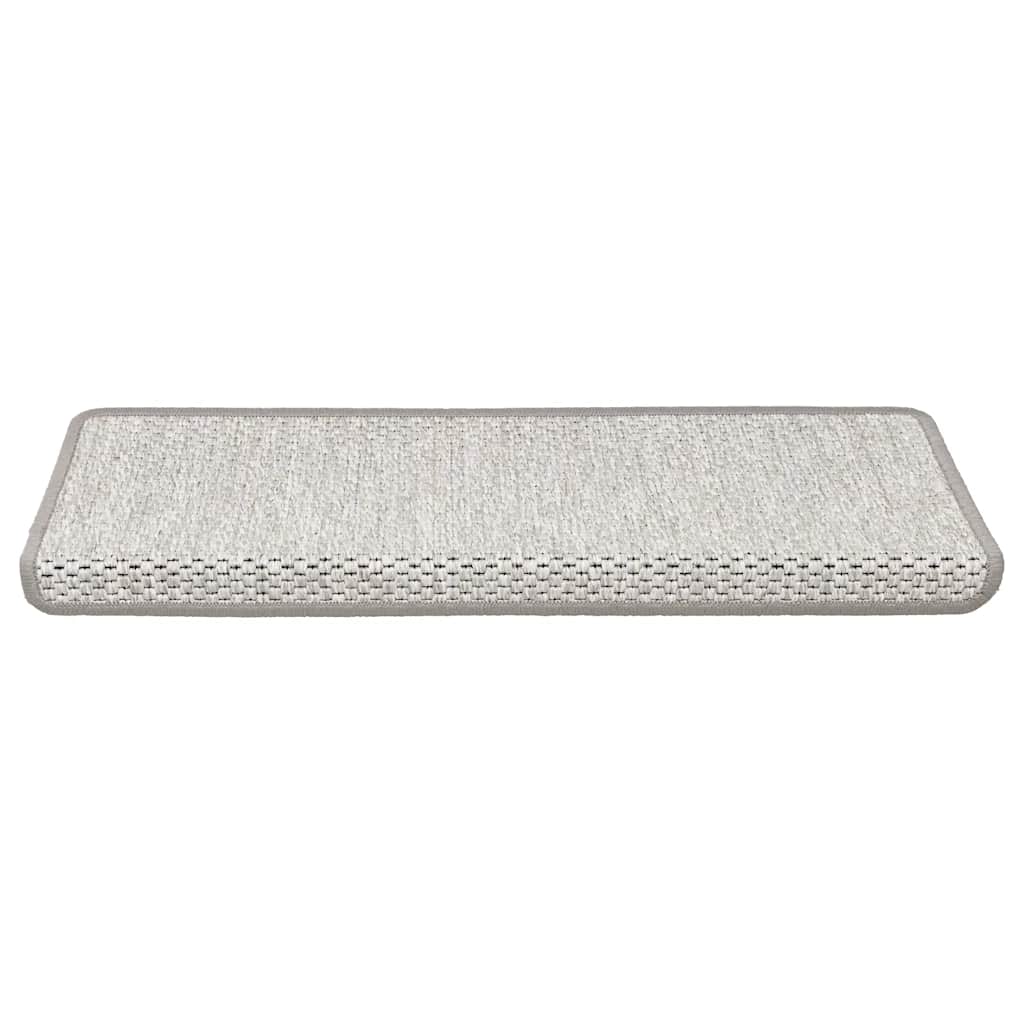 vidaXL Maty na schody samoprzylepne Sisal-Look 30 szt. 65x21x4 cm