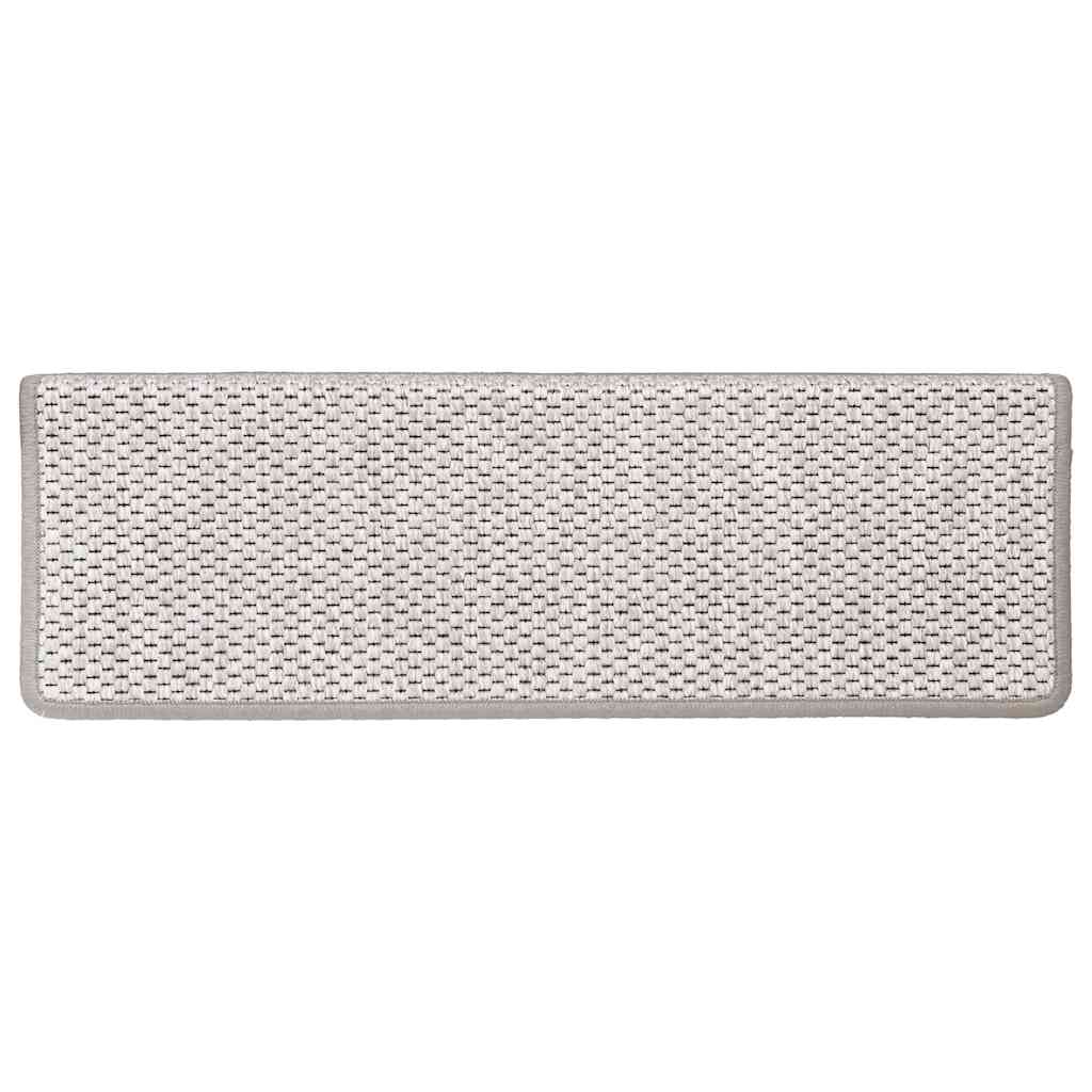 vidaXL Maty na schody samoprzylepne Sisal-Look 30 szt. 65x21x4 cm