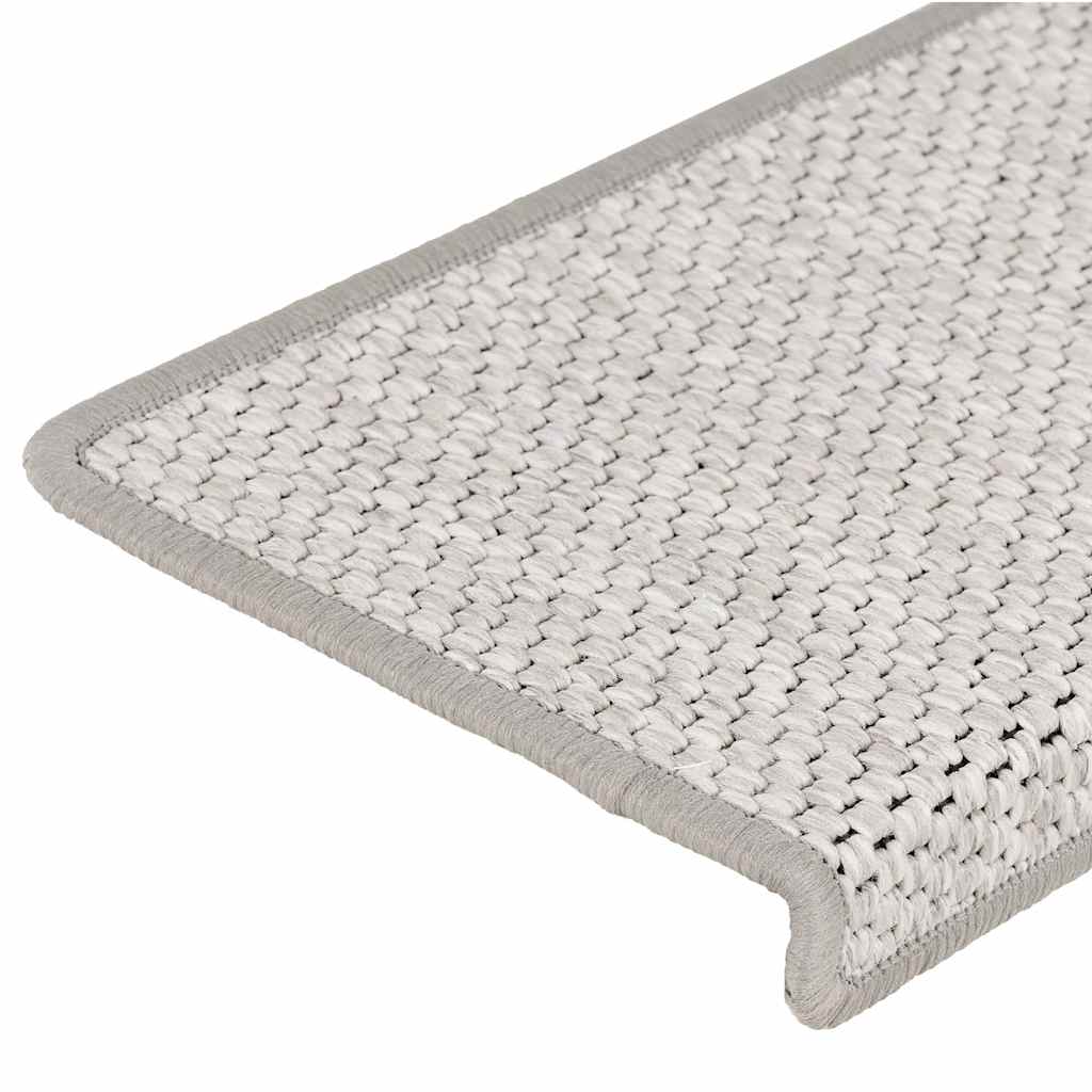 vidaXL Maty na schody samoprzylepne Sisal-Look 30 szt. 65x21x4 cm