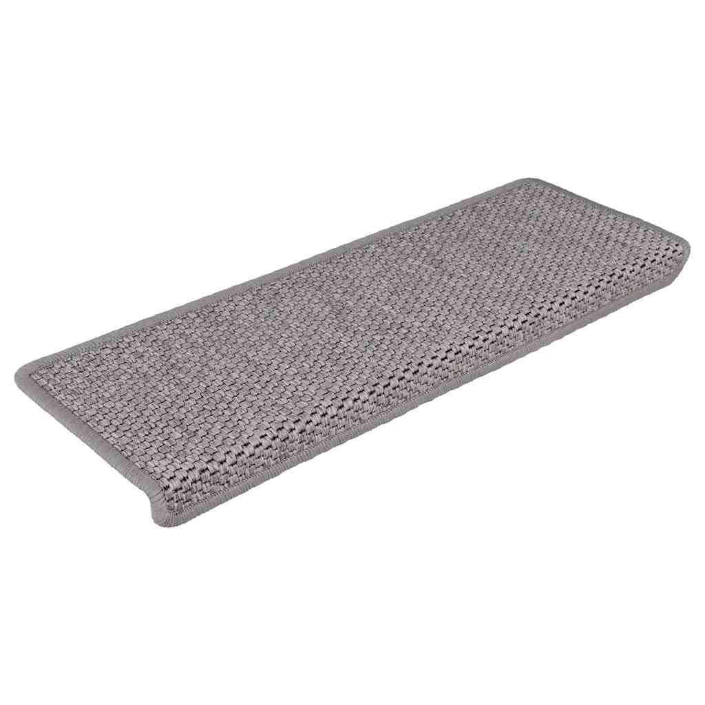 vidaXL Maty na schody samoprzylepne sizal-look 30 szt. 65x21x4 cm