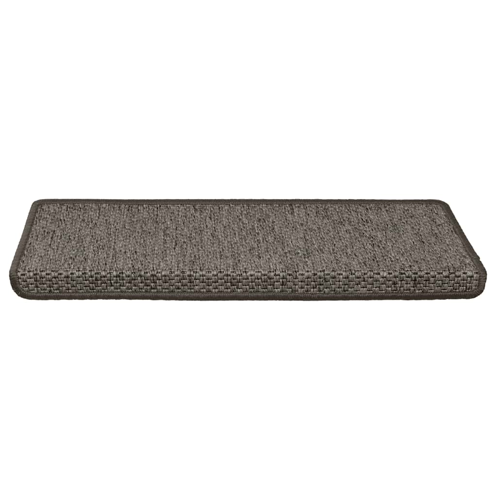 vidaXL Maty na schody samoprzylepne Sisal-Look 30 szt. 65x21x4 cm