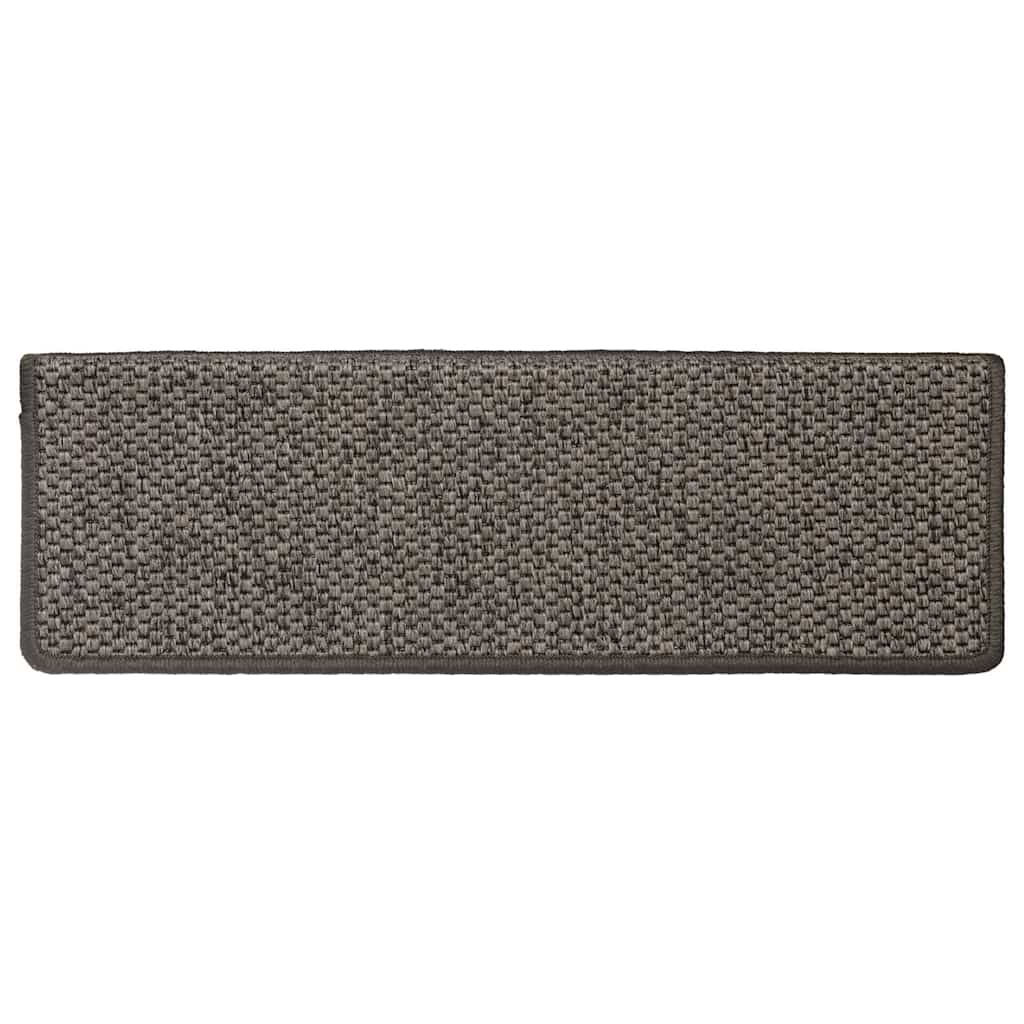 vidaXL Maty na schody samoprzylepne Sisal-Look 30 szt. 65x21x4 cm
