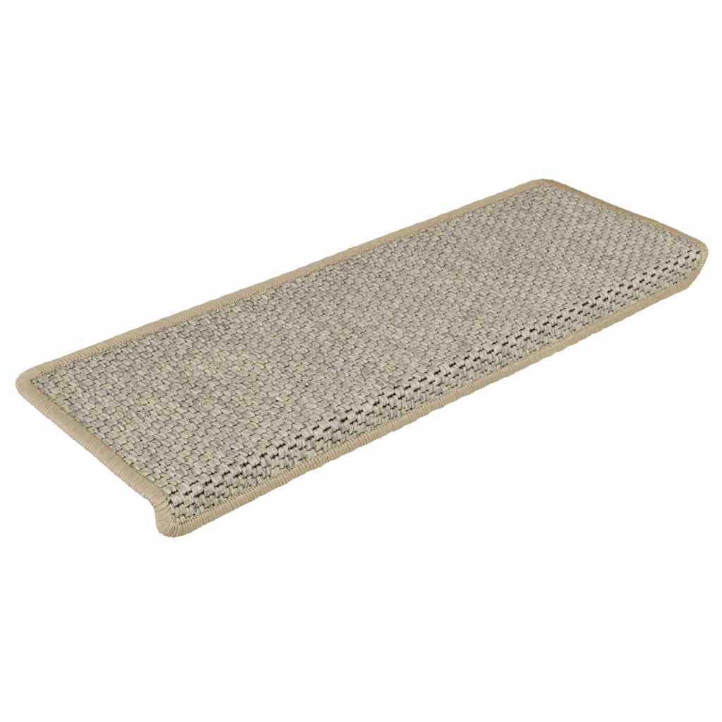 vidaXL Maty na schody samoprzylepne sizal-look 30 szt. 65x21x4 cm