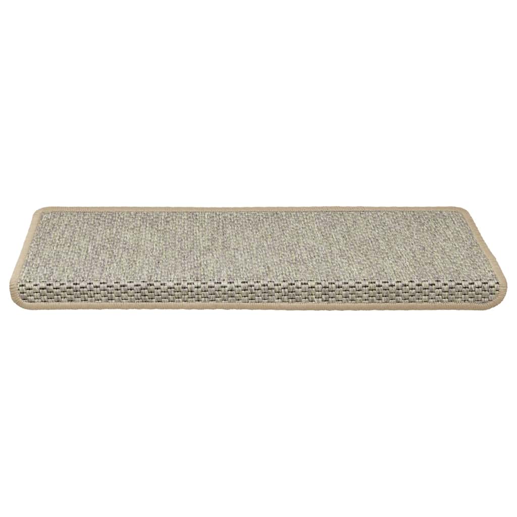 vidaXL Maty na schody samoprzylepne sizal-look 30 szt. 65x21x4 cm