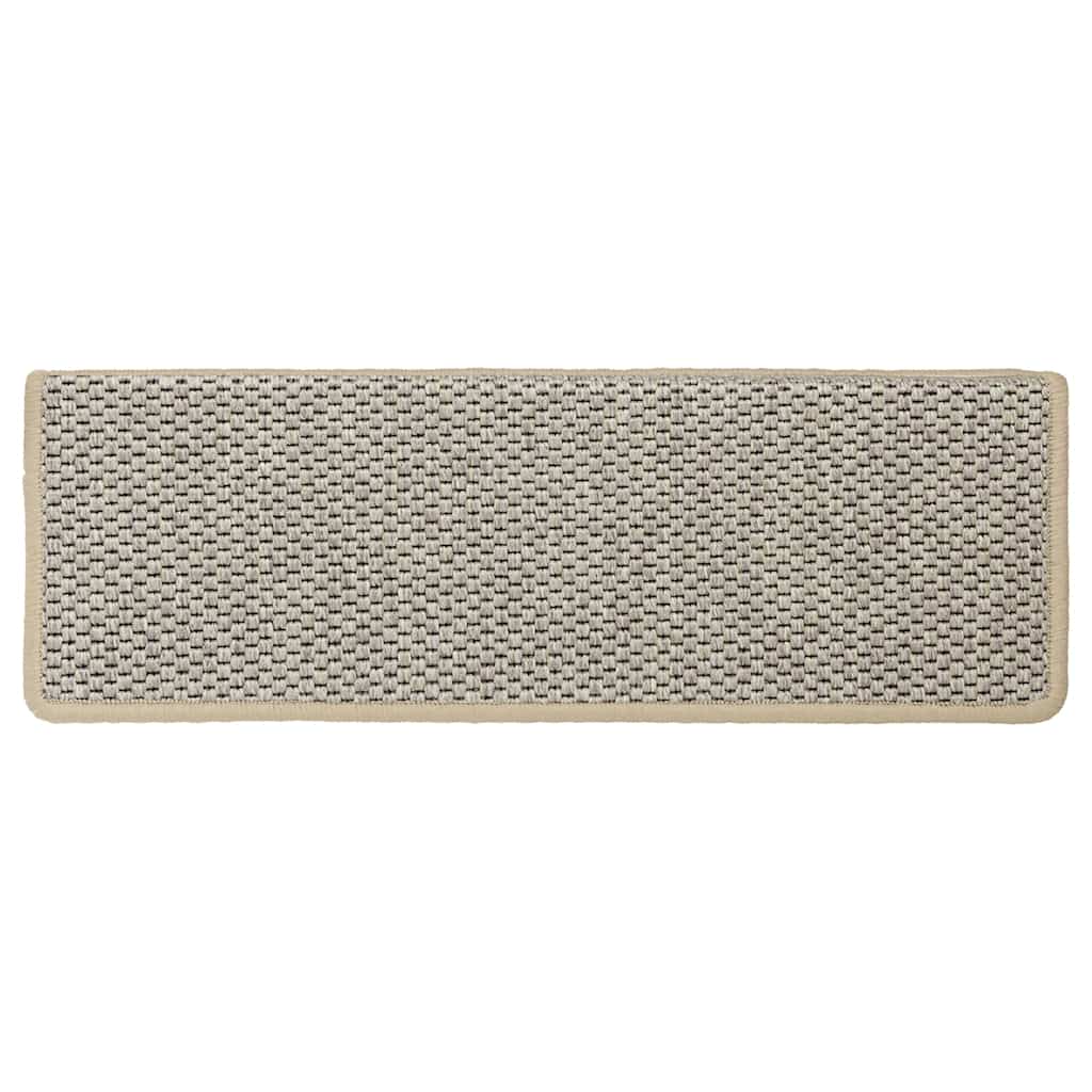 vidaXL Maty na schody samoprzylepne sizal-look 30 szt. 65x21x4 cm