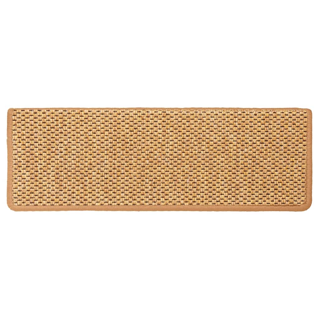 vidaXL Maty na schody samoprzylepne sizal-look 30 szt. 65x21x4 cm