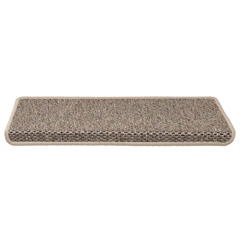vidaXL Maty na schody samoprzylepne sizal-look 30 szt. 65x21x4 cm