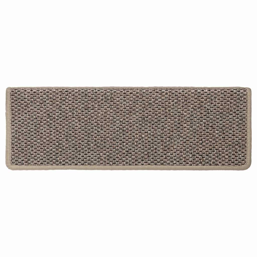 vidaXL Maty na schody samoprzylepne sizal-look 30 szt. 65x21x4 cm