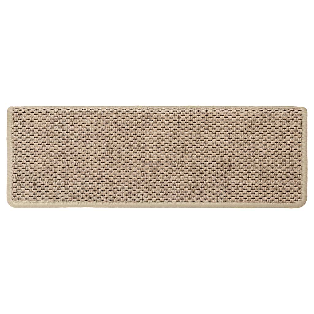 vidaXL Maty na schody samoprzylepne sizal-look 30 szt. 65x21x4 cm