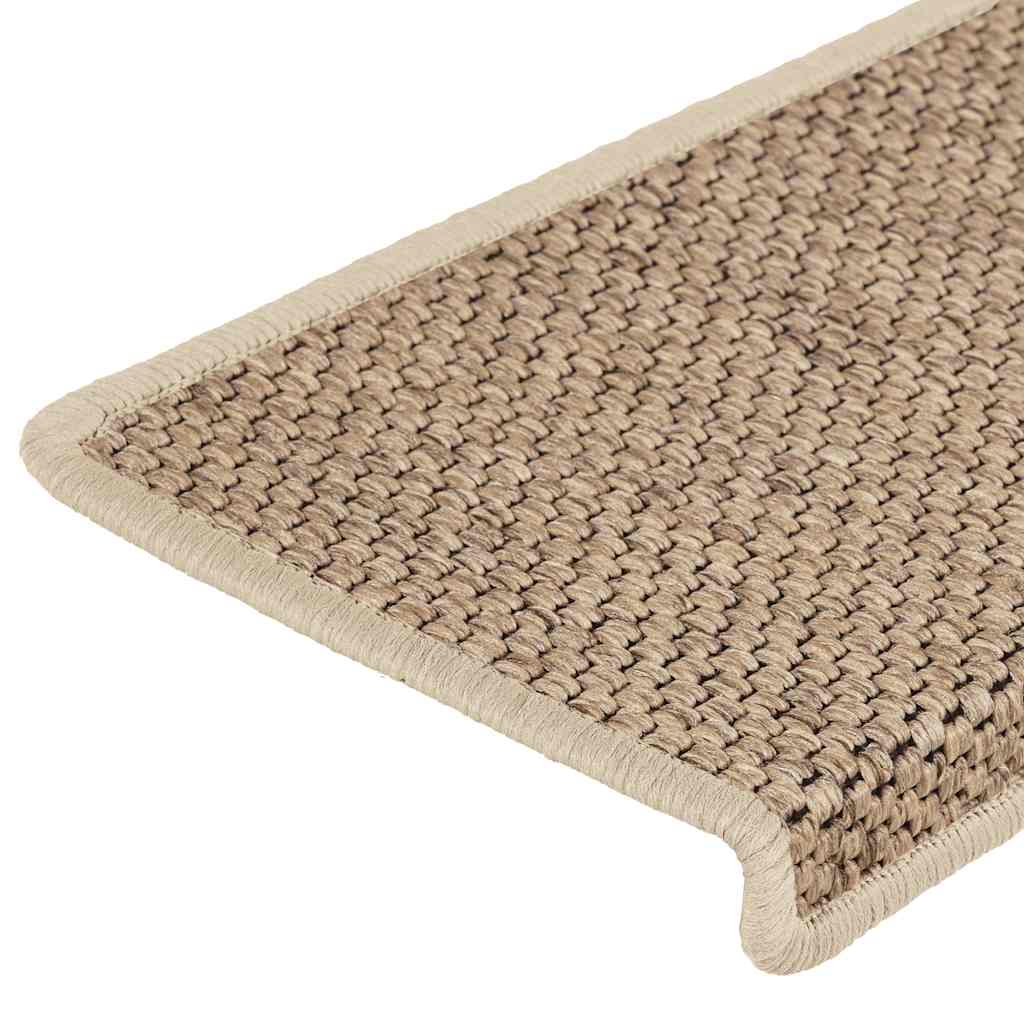 vidaXL Maty na schody samoprzylepne sizal-look 30 szt. 65x21x4 cm