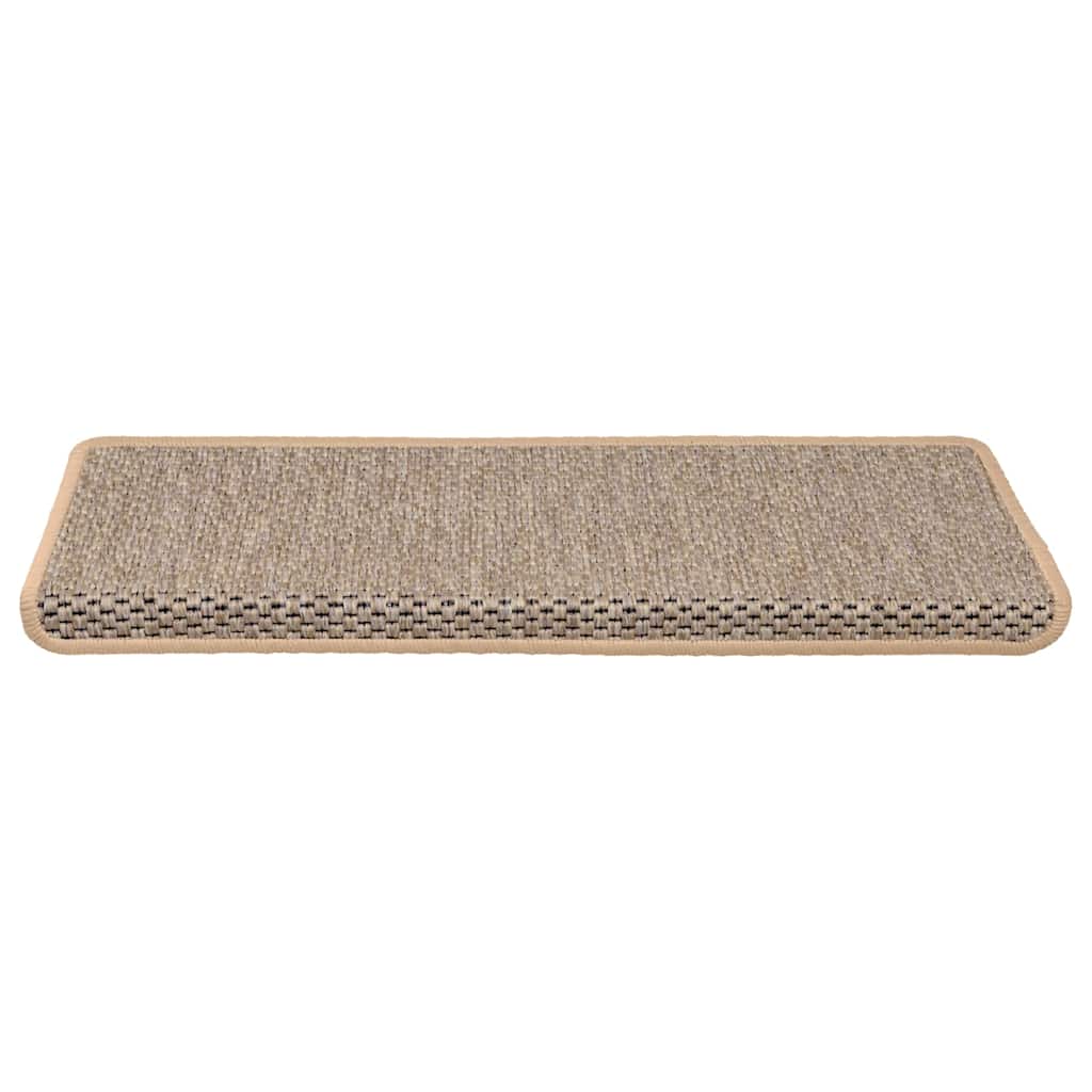 vidaXL Maty na schody samoprzylepne sizal-look 30 szt. 65x21x4 cm