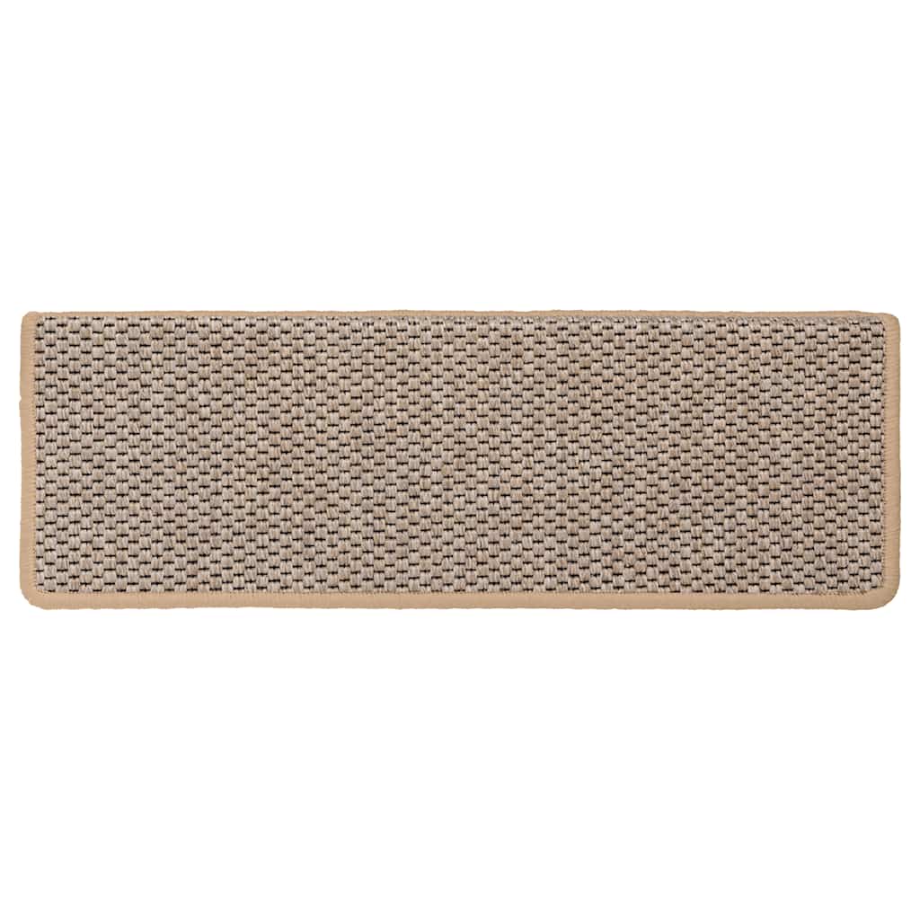 vidaXL Maty na schody samoprzylepne sizal-look 30 szt. 65x21x4 cm