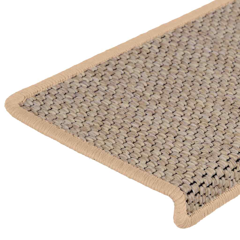 vidaXL Maty na schody samoprzylepne sizal-look 30 szt. 65x21x4 cm
