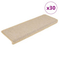 vidaXL Maty na schody samoprzylepne Sisal-Look 30 szt. 65x21x4 cm Berber