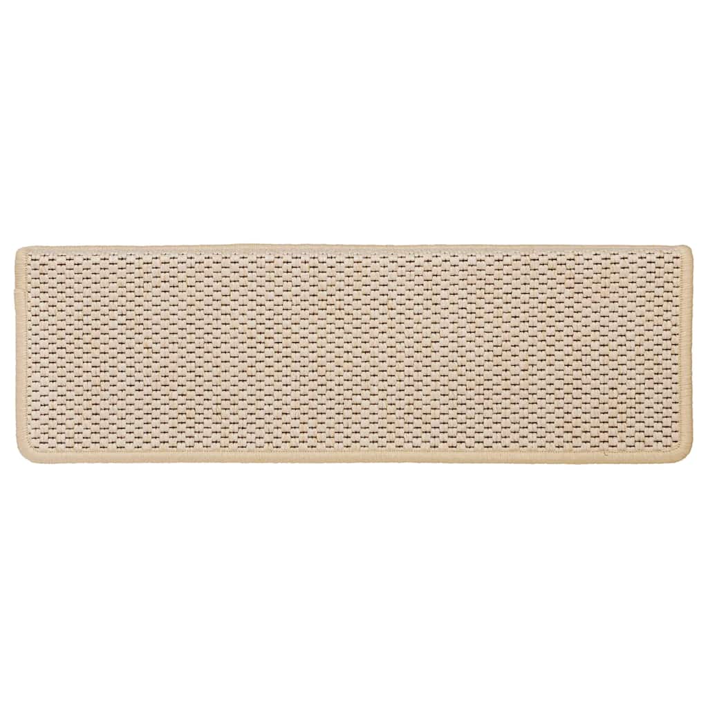 vidaXL Maty na schody samoprzylepne Sisal-Look 30 szt. 65x21x4 cm Berber