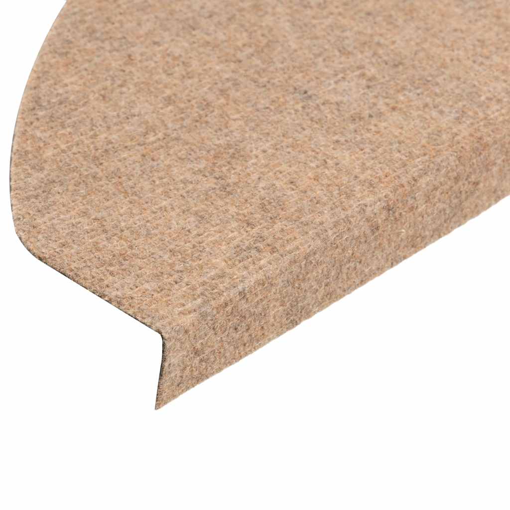 vidaXL Maty na schody samoprzylepne 20 szt. Beżowe 65x22,5x3,5 cm