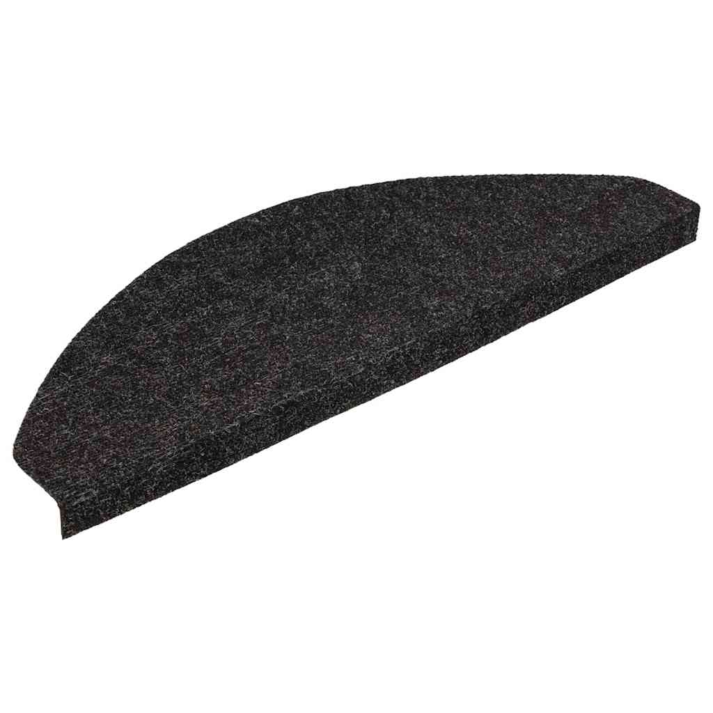 vidaXL Maty na schody samoprzylepne 30 szt. Antracyt 65x22,5x3,5 cm