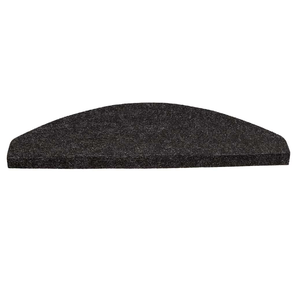 vidaXL Maty na schody samoprzylepne 30 szt. Antracyt 65x22,5x3,5 cm