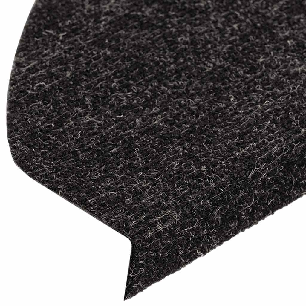 vidaXL Maty na schody samoprzylepne 30 szt. Antracyt 65x22,5x3,5 cm