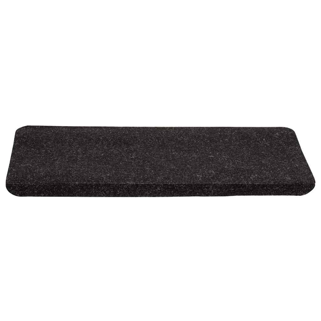 vidaXL Maty na schody samoprzylepne 30 szt. Antracyt 65x24,5x3,5 cm