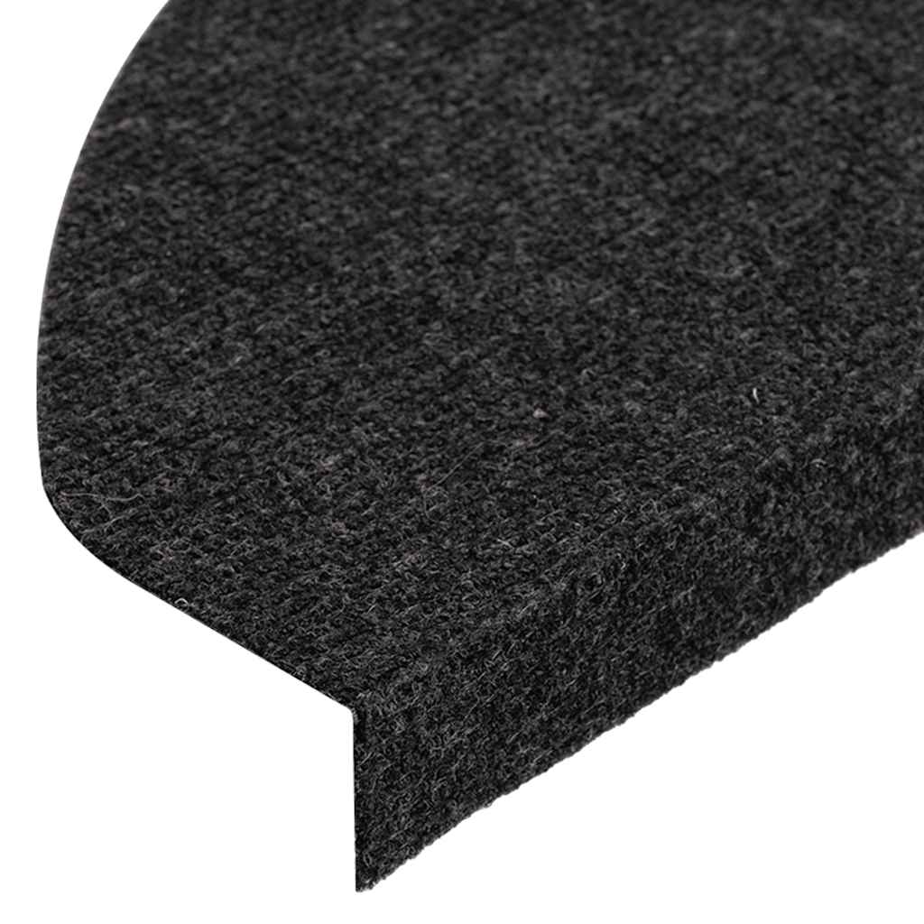 vidaXL Maty na schody samoprzylepne 20 szt. Czarne 65x22,5x3,5 cm