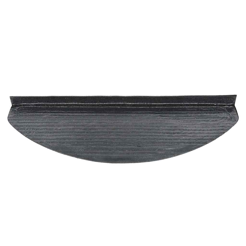 vidaXL Maty na schody samoprzylepne 30 szt. Czarne 65x22,5x3,5 cm