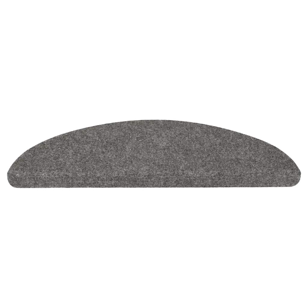 vidaXL Maty na schody samoprzylepne 30 szt. Szare 56x17x3 cm