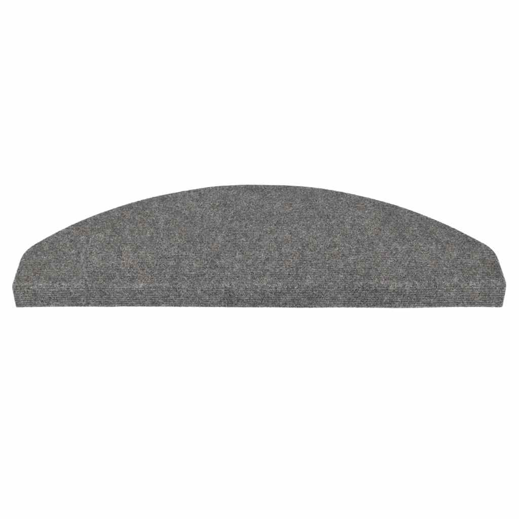 vidaXL Maty na schody samoprzylepne 20 szt. Szare 65x22,5x3,5 cm