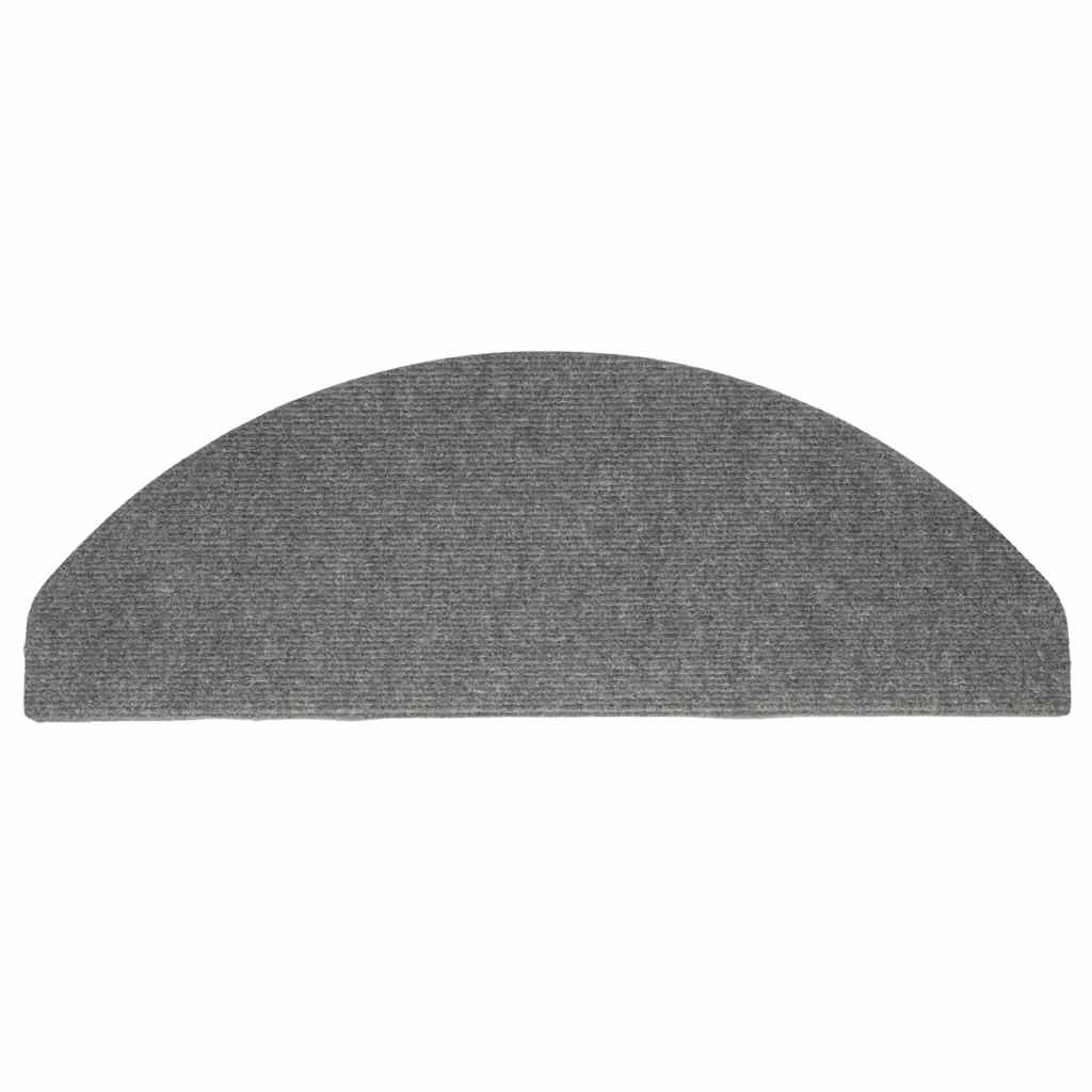 vidaXL Maty na schody samoprzylepne 20 szt. Szare 65x22,5x3,5 cm