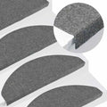 vidaXL Maty na schody samoprzylepne 20 szt. Szare 65x22,5x3,5 cm