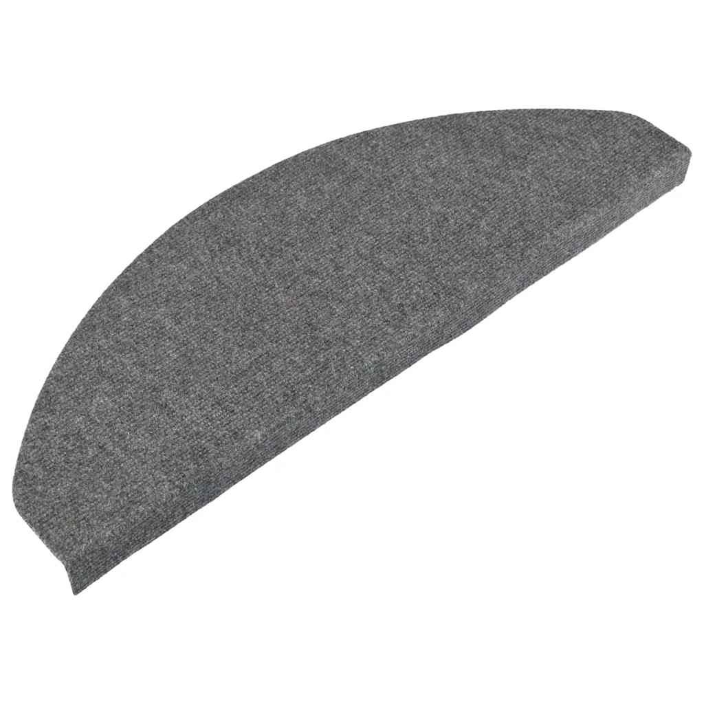 vidaXL Maty na schody samoprzylepne 30 szt. Szare 65x22,5x3,5 cm